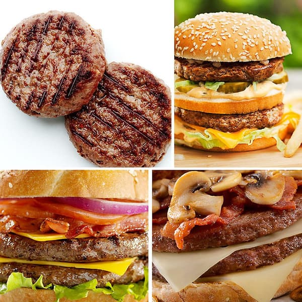 Burgerpress Köttpress Köttpress Svart