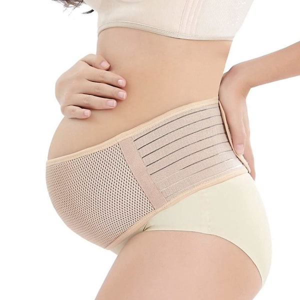 Rekommenderat gravidbälte - Vård Andningsbart magstöd och bäckenstöd - Bekvämt magband för graviditet