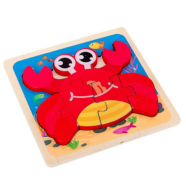 Barnens tecknade 3D-grodpussel Smart Toy