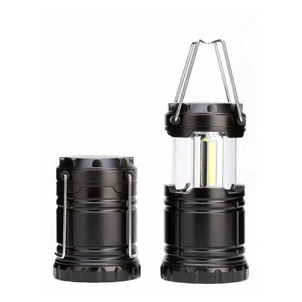 Minitältlampa LED bärbar lykta infällbar ficklampa campingljus vattentätt nödljus 1 stycke liten storlek slumpmässig stil