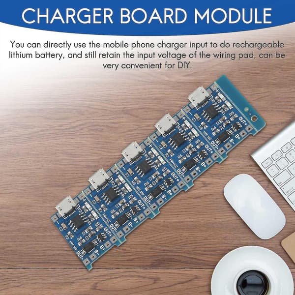 Xcsource 5 st 1a 5v Micro Usb Tp4056 Litiumbatteri Laddare Kretskort Modul Te420