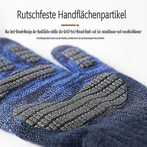 Vinterstickade handskar Kvinnor Män Pekskärmshandskar Varma Termiska Handskar Sport S-l (L)