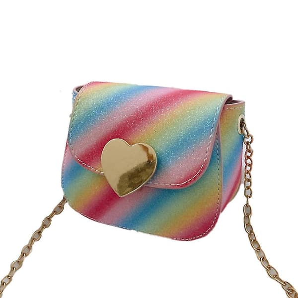 Liten flicka plånbok söt mini småbarn crossbody väska barn väskor-26（stil4）