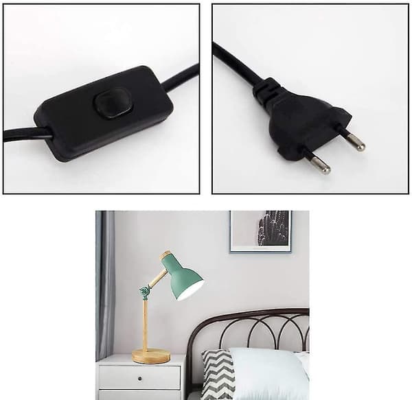 Dekorasjon Bordlampe Led Skrivebordslampe E28 Stue Tre Moderne