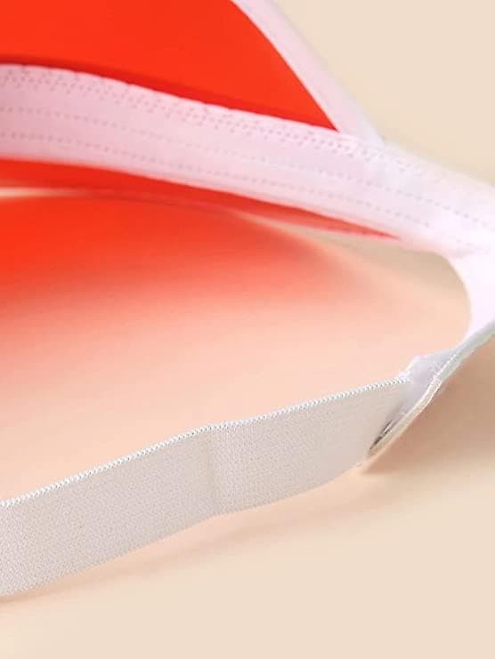 4 st Unisex Visor, Klar Plast Visor 80-tals Golf Visor Hat