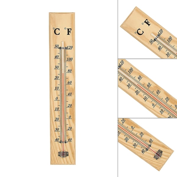 Väggmonterad C- och F-avläsning Temperaturövervakning