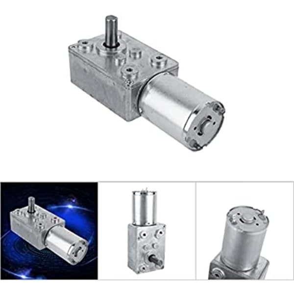 12V Motor Högvrid Snäckväxel (62RPM)