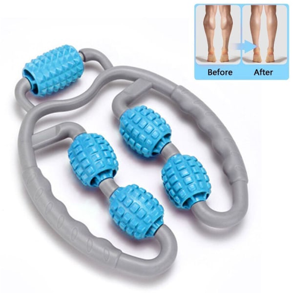 Skumrulle Massager för Benmuskler Hemma Relief Efter Träning Träning Självmassager Relief Djupvävnadssmärta Facsia, Blå