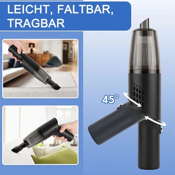 Handhållen dammsugare, trådlös bilsugare