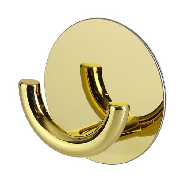 Badrumsgarderob, virkad väggmålning, minimalistisk nordisk galge, rostfritt stål zinklegering dörr badrum och kök (guld)