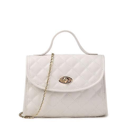 Liten budväska för kvinnor Trend Kvinnlig Axelväska Mode Dam Crossbody Väskor Handväskor Vit