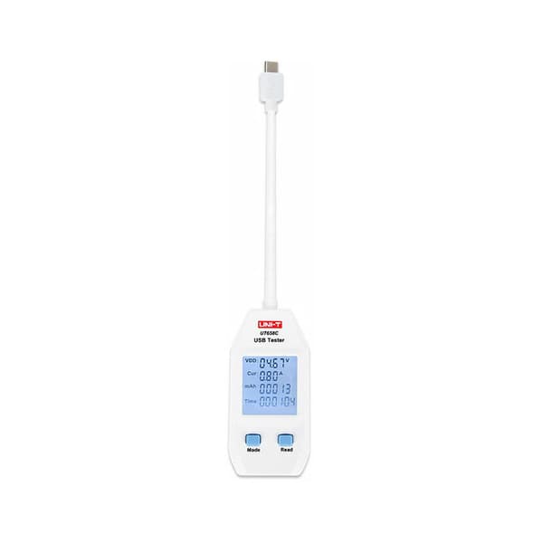 USB LCD-testare Voltmeter Amperemeter Digital effektkapacitetstestare (UT658C)