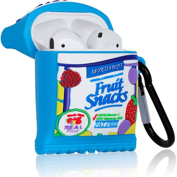 Til Airpod 2/1 Etui Mad Design Cover Til Airpods Silikon Etuier Air Pods Sød Sjov Tegneserie 3d Kawaii Sjov Blød Designer Unik Mode Cool Smuk Fo