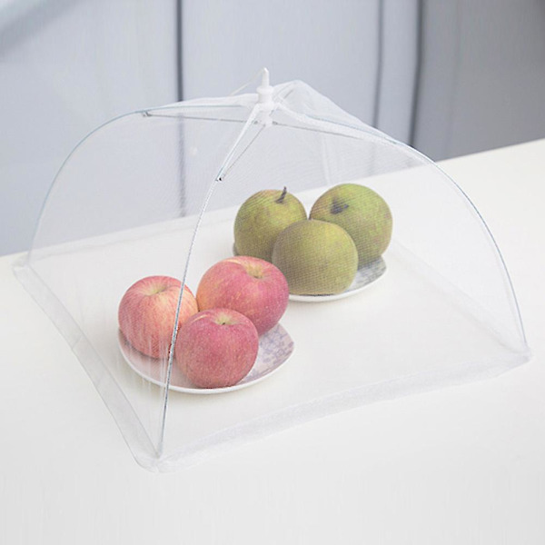 (6-pack) Pop-up utomhus Picknick Mesh Matskydd Tält Paraply för utomhus och camping Mat Cover Håll ute flugor Myggor Idealisk