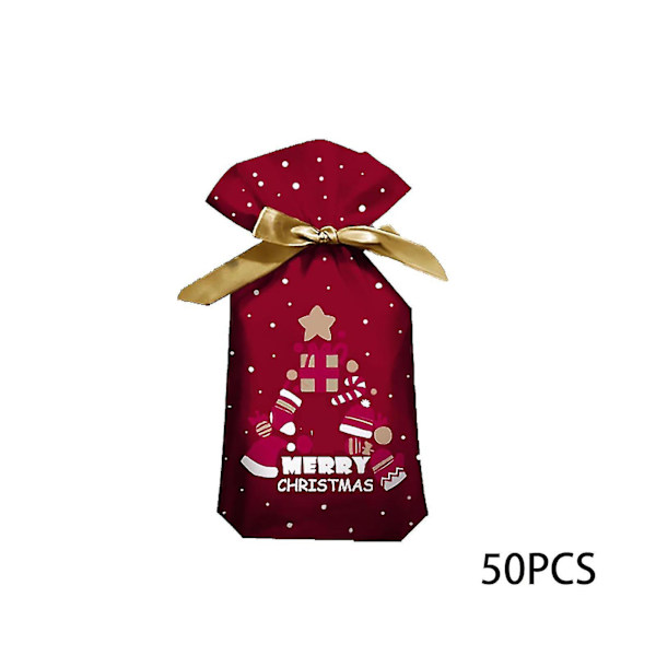 Nya Julklappspåsar med dragsko Julklappspåse Julklappspåse i aluminiumfolie Julklappspåse