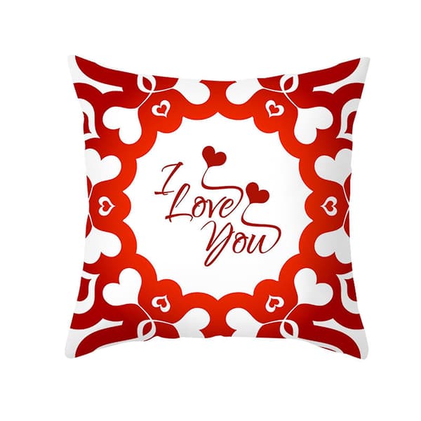 Nya 4-pack Valentinsdag Kuddfodral Soffa Kuddfodral Heminredning