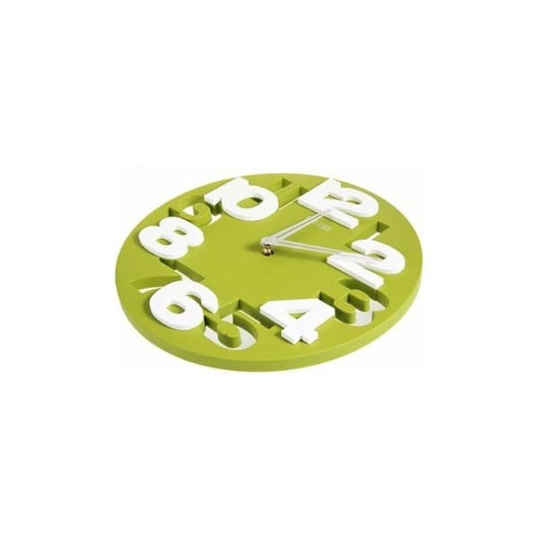 3D-design väggklocka för kök, märke Driven Green, T-Audace