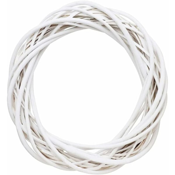 Flettet Krans Juledekoration Vinranke Krans Rattan Naturlig Blomsterkrans 10 cm Kunsthåndværk Ornamenter Rattan Tilbehør Kransfremstilling Kransefremstilling