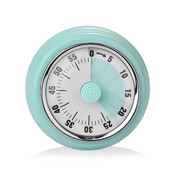 1 st kökstimer Rotary mekanisk timer Grön
