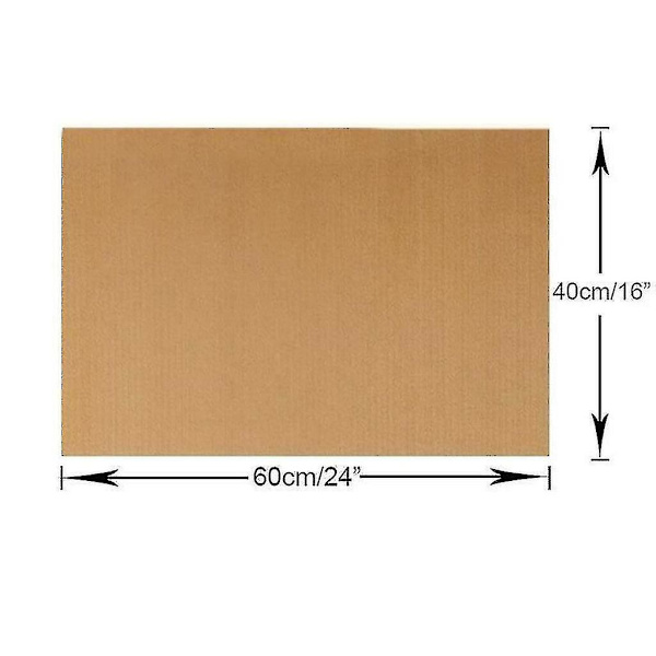 Permanent bakfolie (set om 4) Extra stor för grillning och bakning - 40x60 cm Kan klippas till storlek - Bakfolie Diskmaskinssäker - Bakplåtspapper Återanvändbar