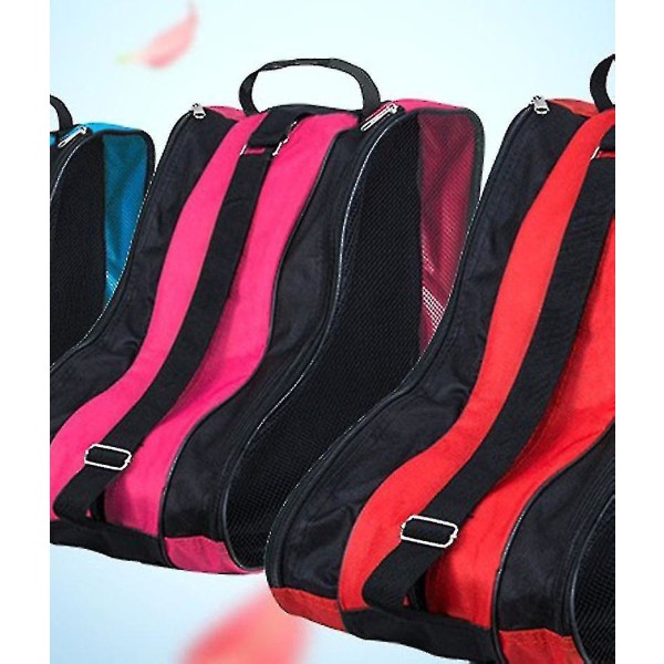 3-lags åndbar skate-bæretaske til børn Inline-skøjter, vandtæt skate-taske Unisex børn og voksne