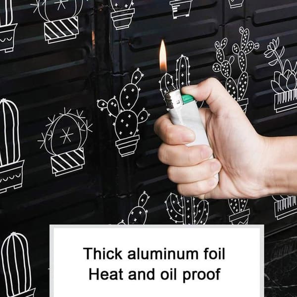 2 st hopfällbar stänkskyddsplatta för matlagning, non-stick gasspis-skydd.