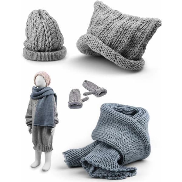 Pyöreä kangaspuusetti virkkuukoukulla ja pom pom -koneella