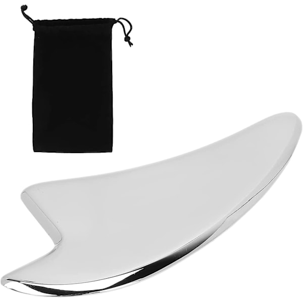 Gua Sha-bräda, fascial skrapbräda bekväm rostfritt stål grepp för daglig användning