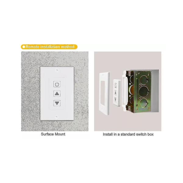 Dc12v-24v 10a trådlös dimmer med touchfjärrkontroll för enfärgad (r1)