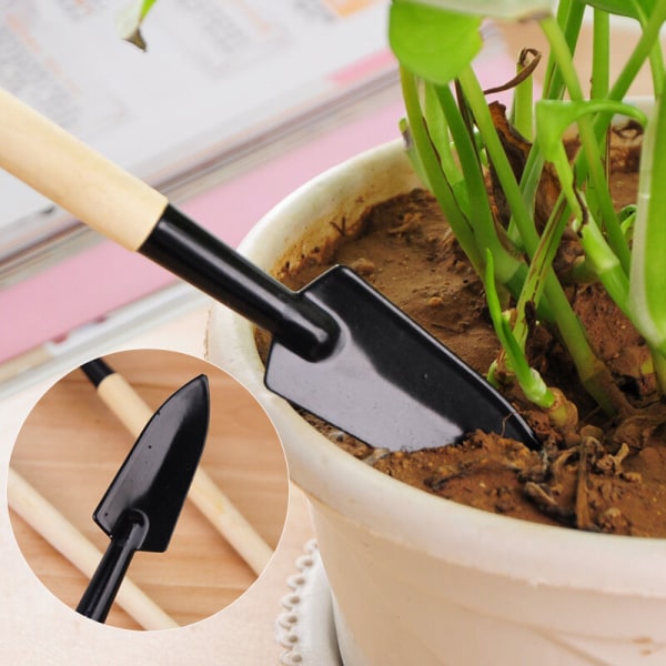 Mini set blomkruka kratta spade spade plantskola växthusplantering 2-delat set 6-delat