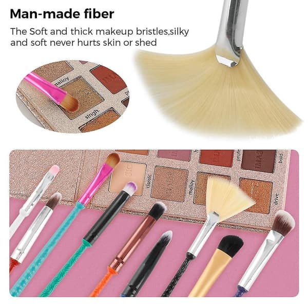 Sød Fe Makeupbørste Sæt, 9 stk. Tryllestav Makeupbørster Gave til Kvinder