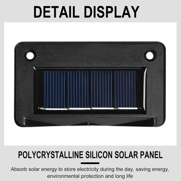 Utomhus Solar Trädgårdsljus Regntätt Liten Vägglampa Trappa Steg Ljus Steg Ljus Trädgård Villa Led Guide LjusBeige