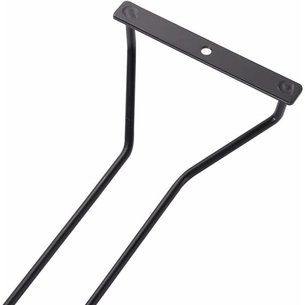 Vinglas holder, under skabet (sort)