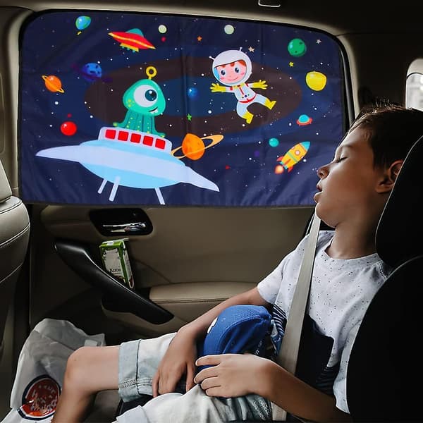 2-pack solskydd för bil, magnetiskt solskydd UV-skydd