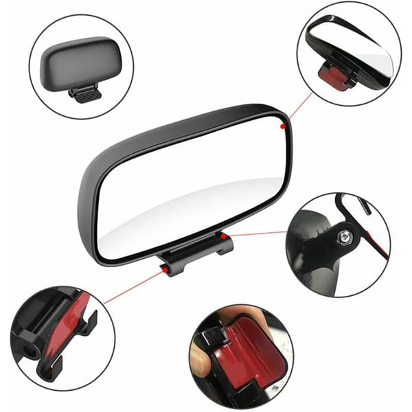 Blind Spot Mirror, Car Blind Spot Mirror Wide Angle 360 Adjustable Rearview Mirror 2pcs