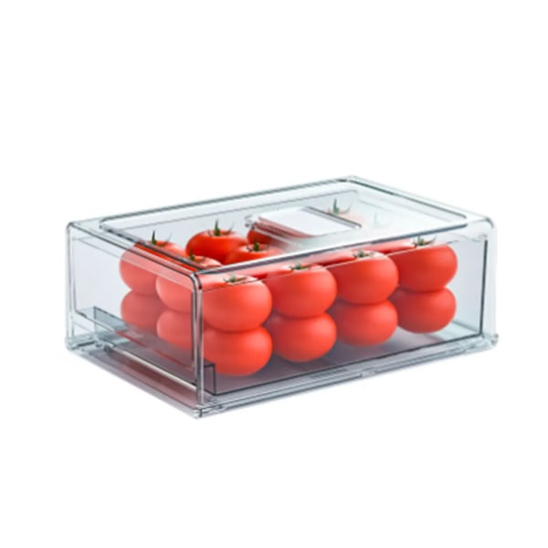 Frigoförvaringslåda 34*12,8*11cm Kylskåpslåda Organizer Hängande Transparent Låda Förvaring