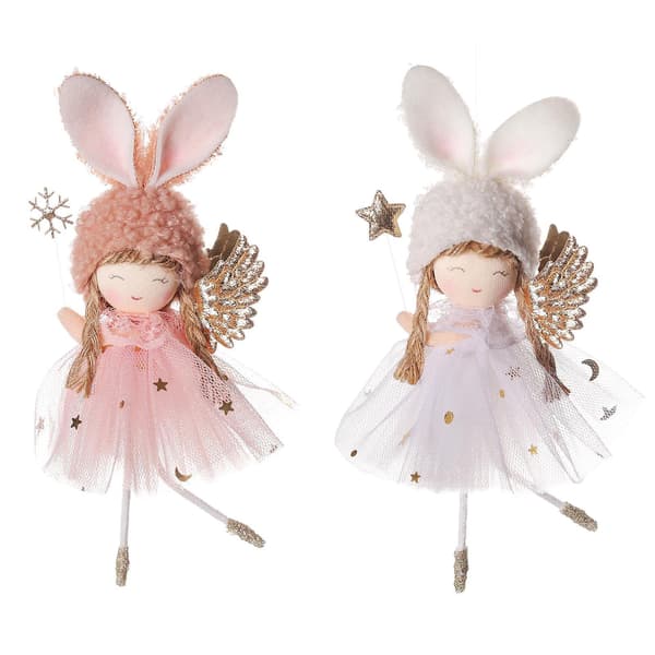 Long Ear Doll Pendant Rosa
