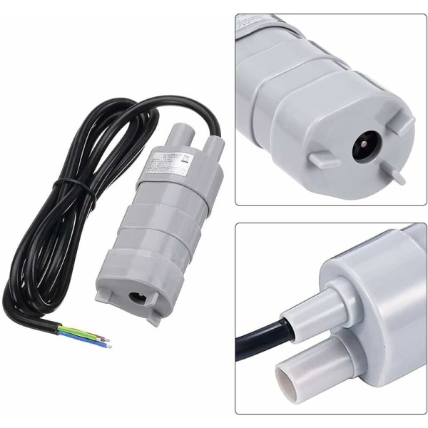 Sukeltava vesipumppu, DC 12V sukelluspumppu, maksimaalinen virtausnopeus 840L/H, matkailuautoon, lampi, akvaario, puutarha