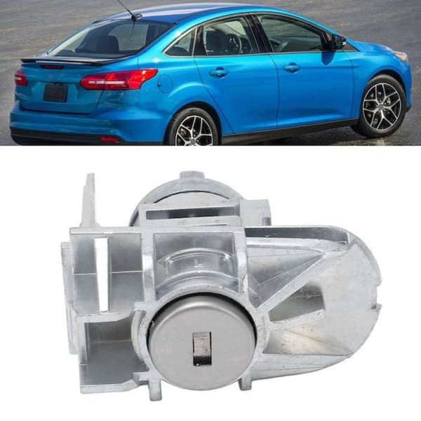 2 st låscylinder, framdörr vänster, ABS/metall, silver, för Fiesta 2009-2019, Focus/Escape 2013-2017.