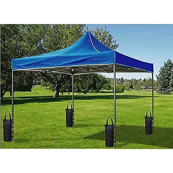 Heavy Duty förtältviktsväska (120 lbs) för pop-up förtält, 4-pack svart