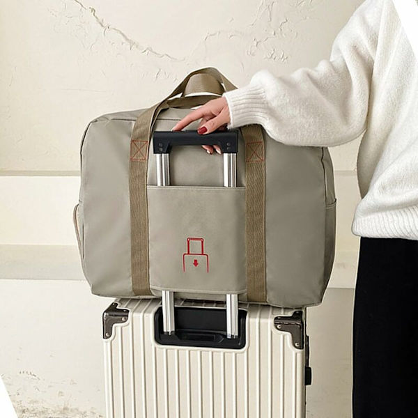 Resväska, handbagageväska, 50x40x20 cm resväska stor?, resväskor, hopfällbar väska, med separat skofack, handbagage (svart)
