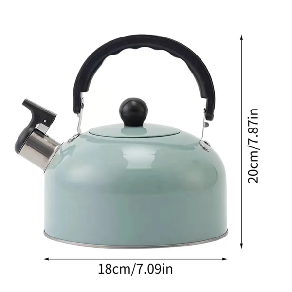 3L Horn Kettle, Espressobryggare, Camping Kettle, Visksel Vattenkokare, Elektrisk Vattenkokare, Kokande Tekanna (Grön)