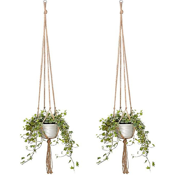 10 st Växt Hängare Blomkruka Växthållare För Inomhus Utomhus Dekorationer 90cm