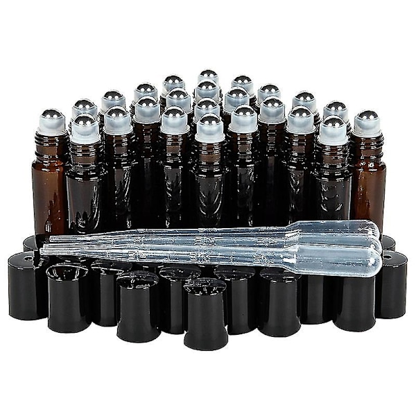 24 st Glas Rollerflaskor