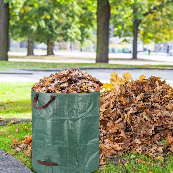 2 st 300L trädgårdsavfallspåsar (H84cm, D67cm)