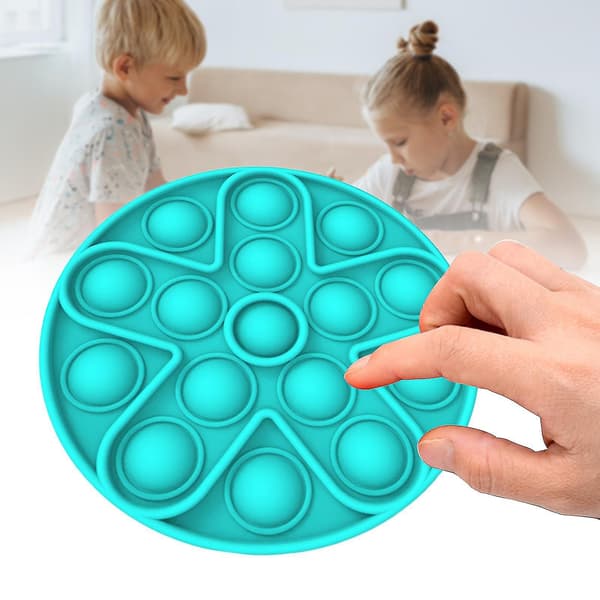 Push Pop Bubble Toy Geometrisk Härlig Silikon Squeeze Sensorisk Bubble Toy För Barn-4