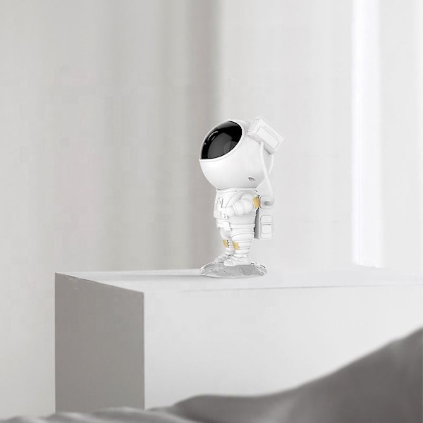 Astronautstjärnprojektor, stjärnformade nebulosaljus med fjärrkontroll/timer, galax- och stjärnprojektor, lämplig för barn, vuxnas sovrum, vardagsrum