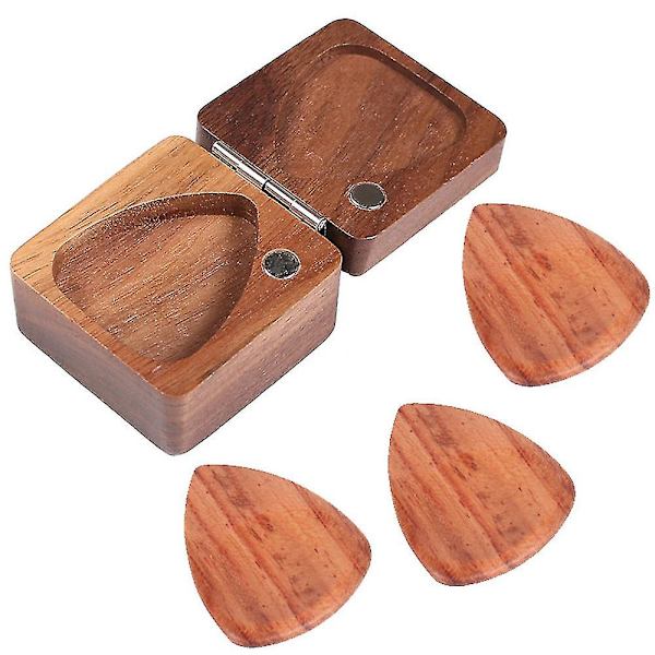 Guitar Pick With Case, Mini Guitar Picks Hållare Box Presenter till honom Hennes pojkvän Son Vän Jul Alla hjärtans dag