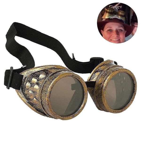 Nya retro steampunk-glasögon till salu