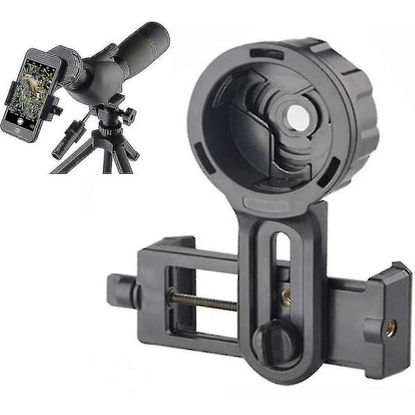 Mobiltelefonfotograferingsadapterfäste -kompatibelt Teleskopkikare Monocular, Passar nästan märken smartphones